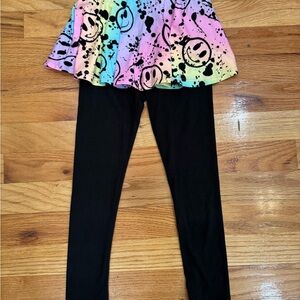 Pixie Lane Vibrant Skater Leggings for Kids